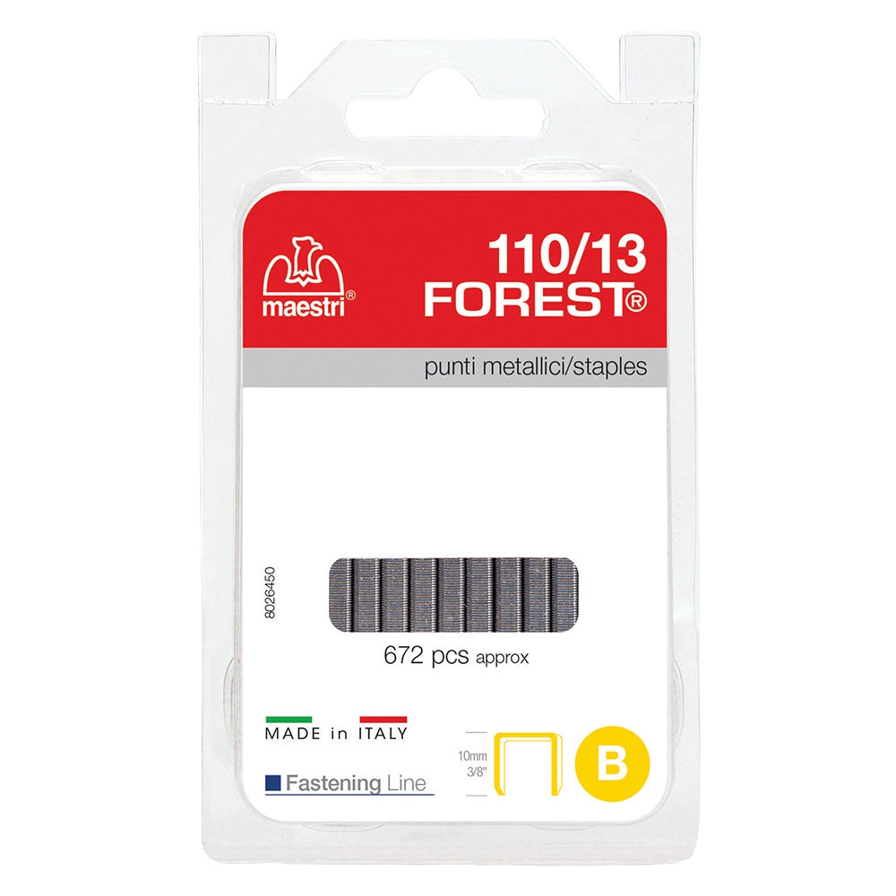 PUNTI PER FISSATRICE MECCANICA 110/13 'Forest' - cf. 672 pz  - ROMEO MAESTRI
