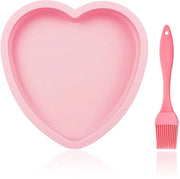Bakvorm in Silicone Resistente al Calore - 8 Pollici - Rosa