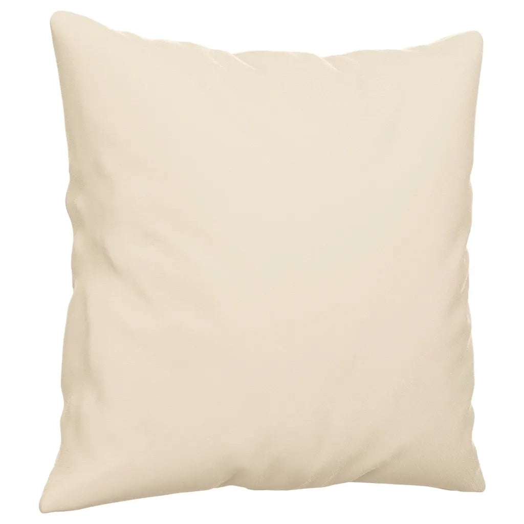 Set Divani 3 pz con Cuscini Beige in Tessuto Microfibra 3202337