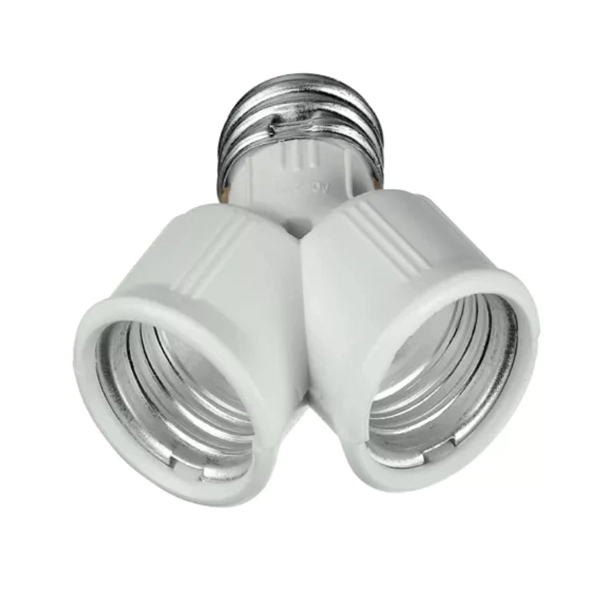 Adattatore portalampade da E27 e 2E27