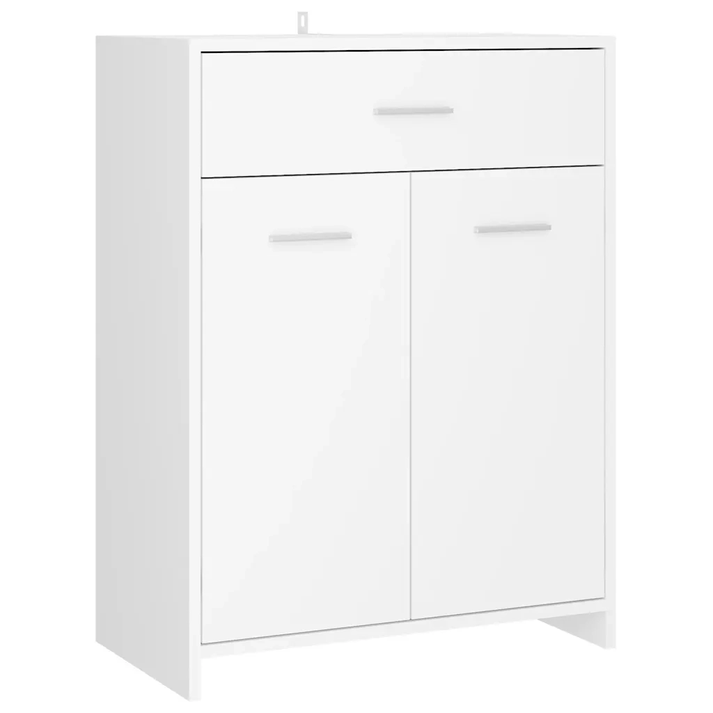 Armadio da Bagno | Mobile da Bagno Bianco 60x33x80 cm in Legno tecnico