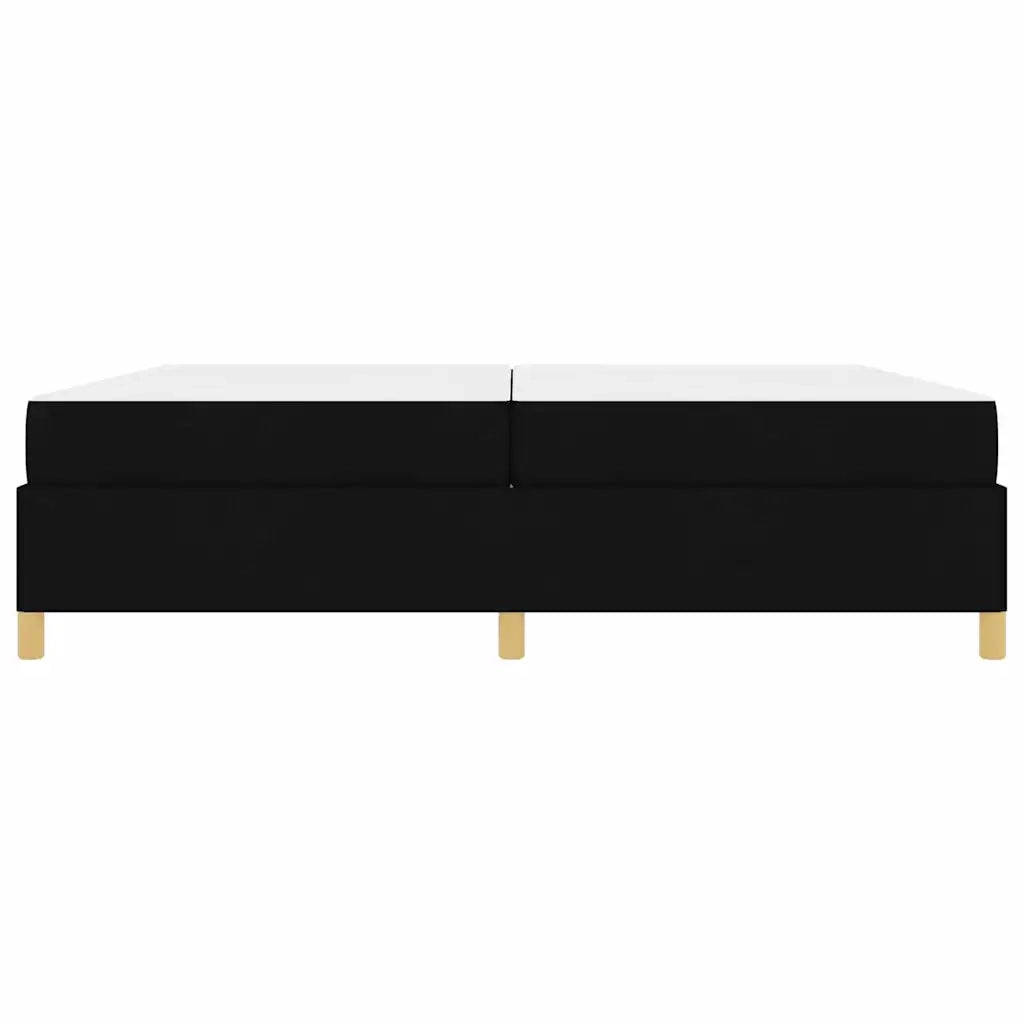Struttura del letto con materasso Nero 200 x 200 cm Tessuto 3398964