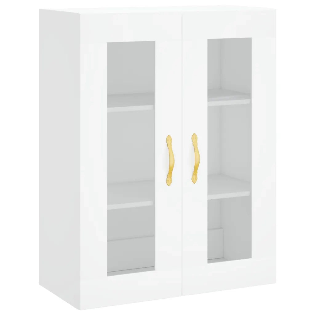 Credenza | Madia | Buffet da pranzo | Armadio da pranzo Bianca 69,5x34x180 cm in Legno Multistrato