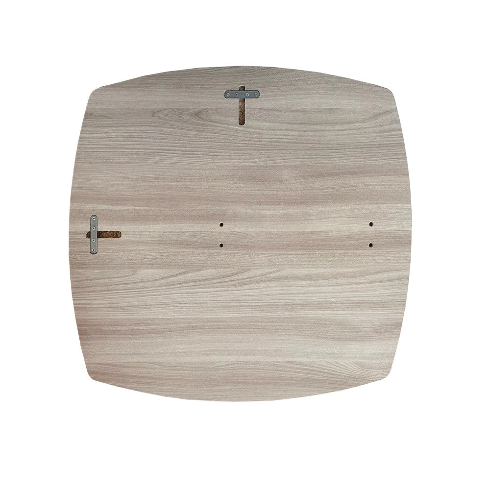 Specchiera di Design Anders 70x80 cm con Cornice Olmo | Specchio da Parete Rettangolare Moderno