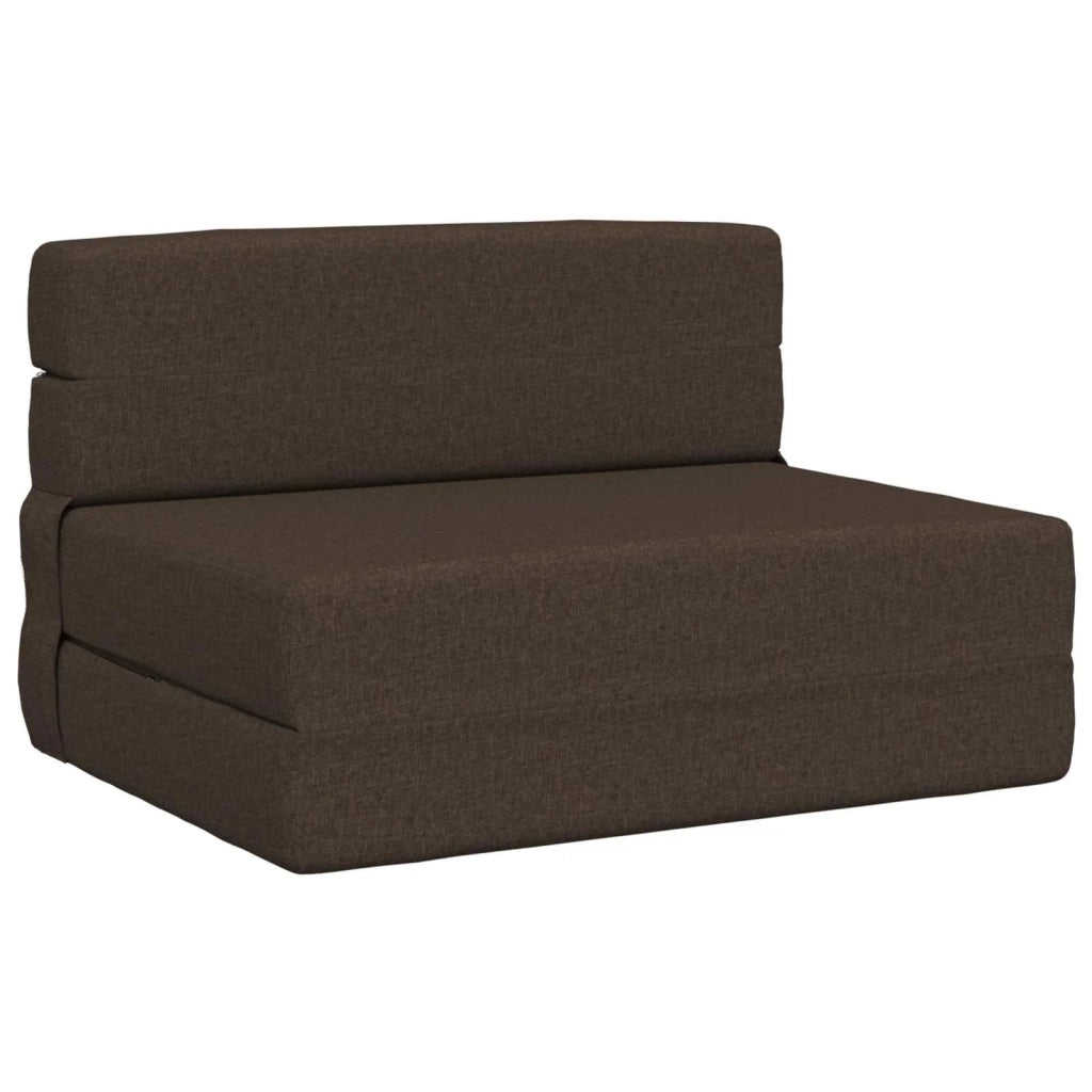 Divano Letto Pieghevole Tortora 70 x 72 x 60 cm Tessuto 900072