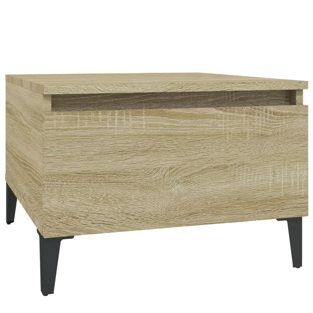 Tavolini 2pz Rovere Sonoma 50x46x35 cm in Legno Multistrato 819523