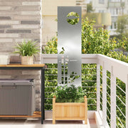Schermo per privacy in giardino Traforo Argento 32 x 140 cm 876250