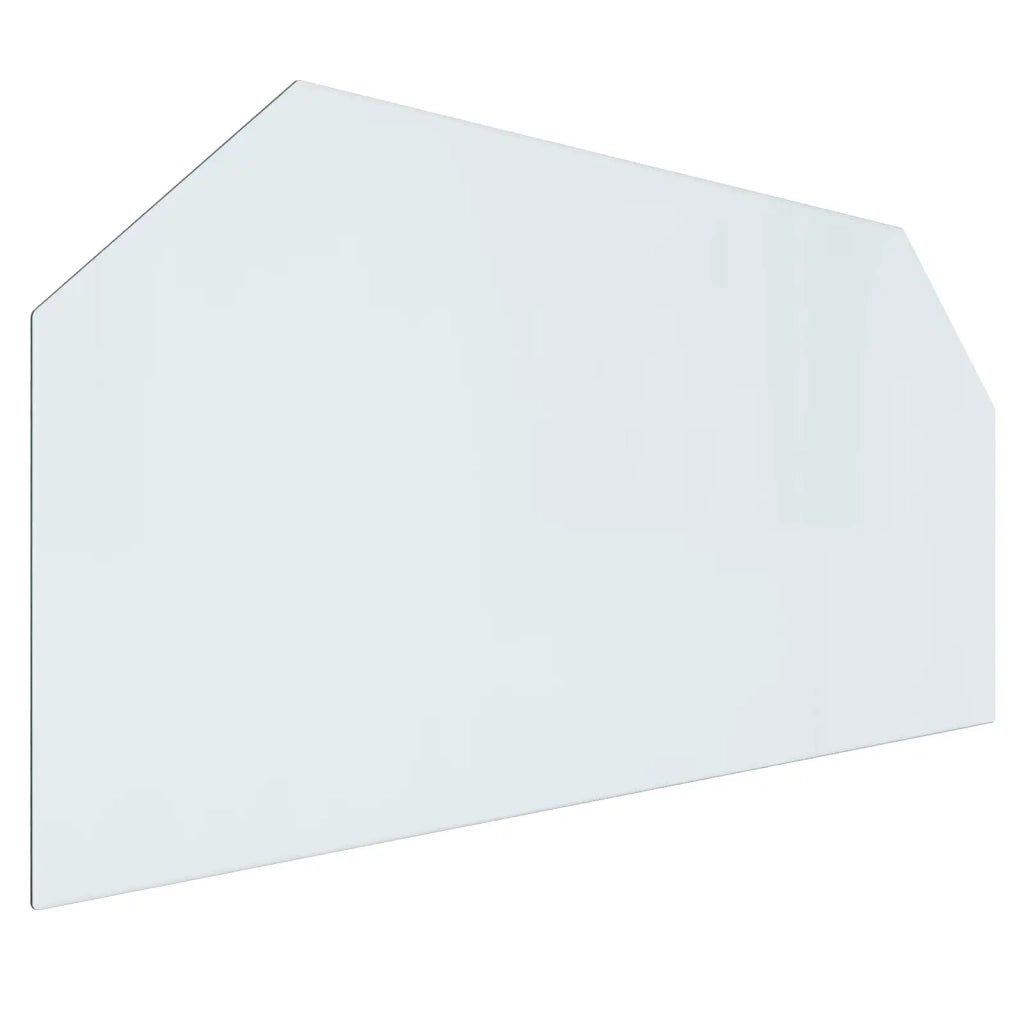 Piastra in vetro per camino Trasparente 120 x 60 cm Vetro CFW6650647