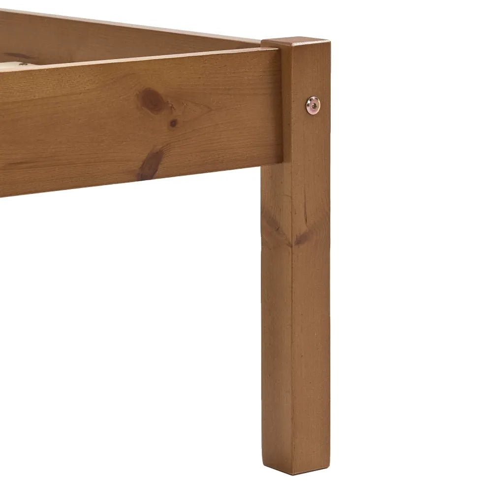Giroletto senza Materaso Ambrato in Legno di Pino 100x200cm 283209