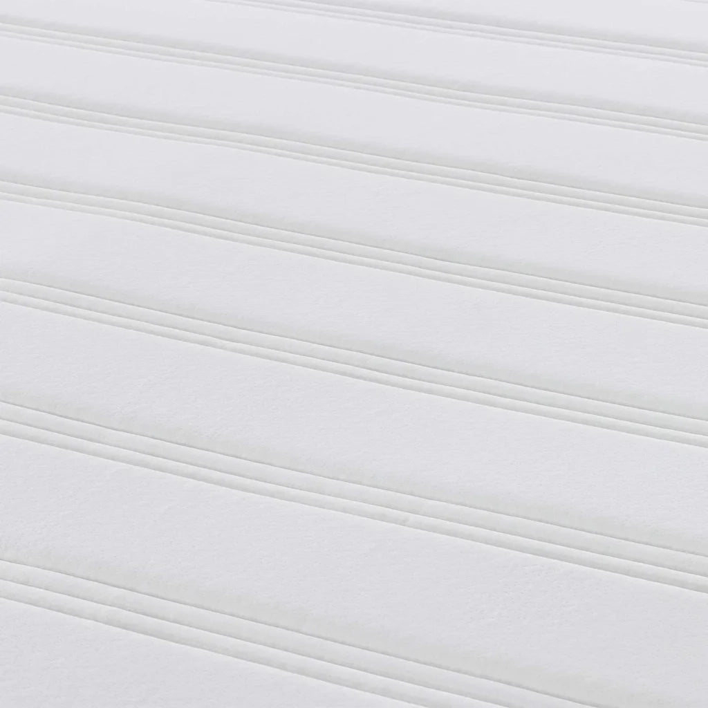 Materasso da Letto-Materasso per letto Grigio chiaro 160 x 200 cm Tessuto