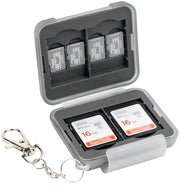 Borsa di archiviazione impermeabile - Borsa per schede di memoria - Robusta - Materiale PP - Con catena corta - Protezione contro polvere e umidità - Borsa per schede di memoria con cinghia