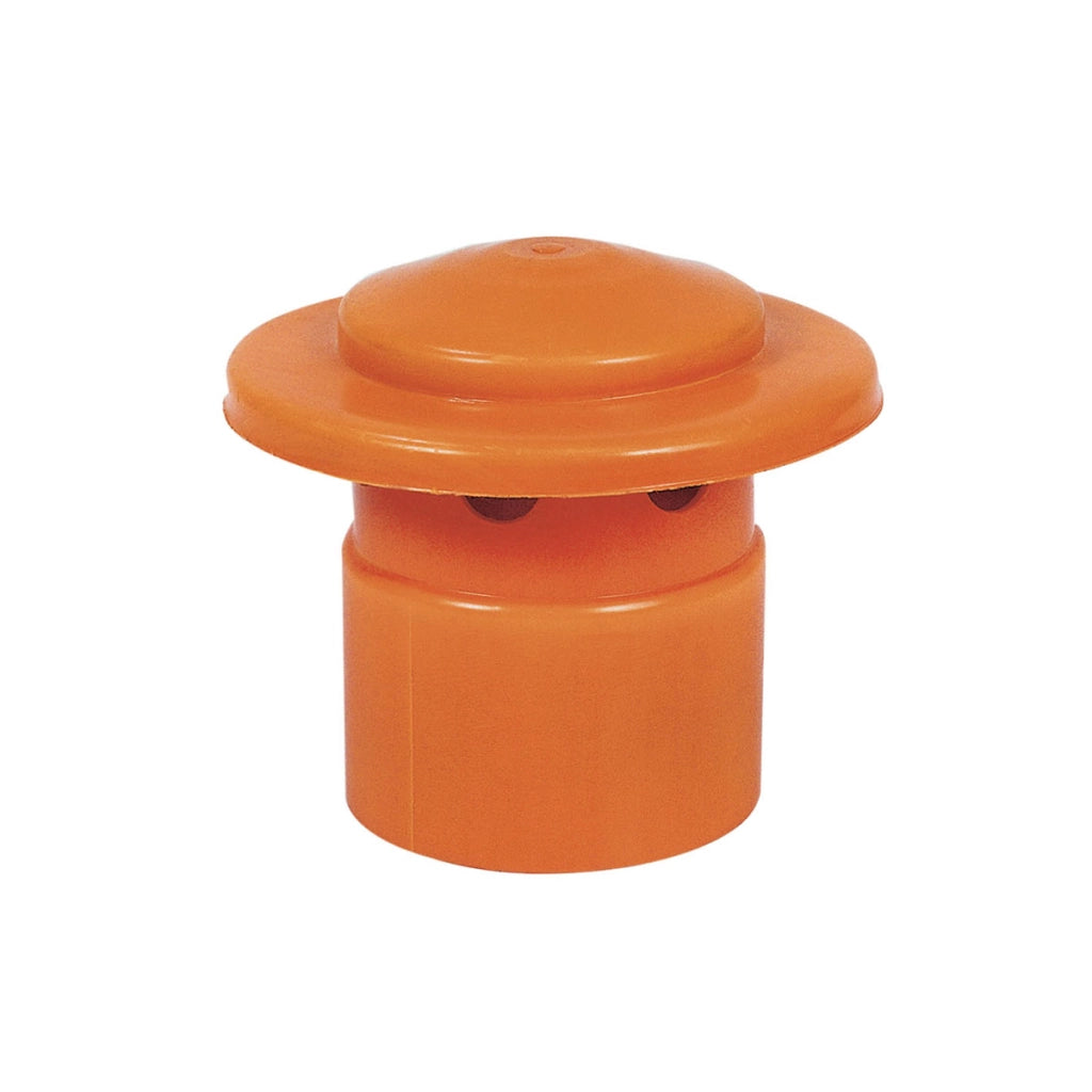 TESTA ESALATORE ARANCIO- Diam. 100- ESCLU- pezzi 1
