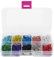 Pins per Kalebas 300 Stuks - Pins per Sicurezza - Clip Metallica - Accessori per Abbigliamento - Per Ricamo/Ornamenti - Lunghezza 22 mm - Punte per Sicurezza