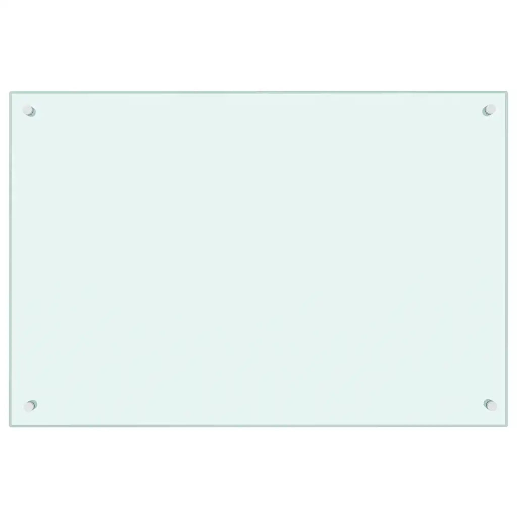 Paraschizzi per Cucina Color Latte 90x60 cm in Vetro Temperato CFW4613882