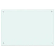 Paraschizzi per Cucina Color Latte 90x60 cm in Vetro Temperato CFW4613882