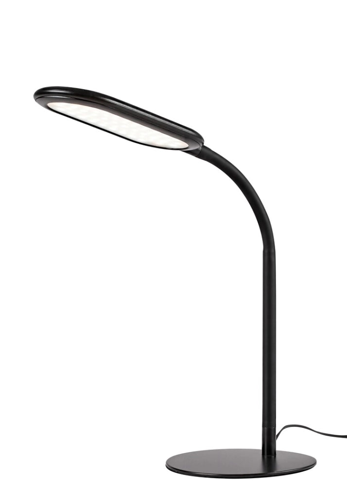 Lampada da scrivania LED nera 10W dimmerabile Rabalux