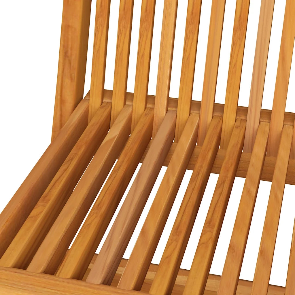 Sedie da Giardino con Cuscini Antracite 4 pz | Sedie da Esterno Massello di Teak