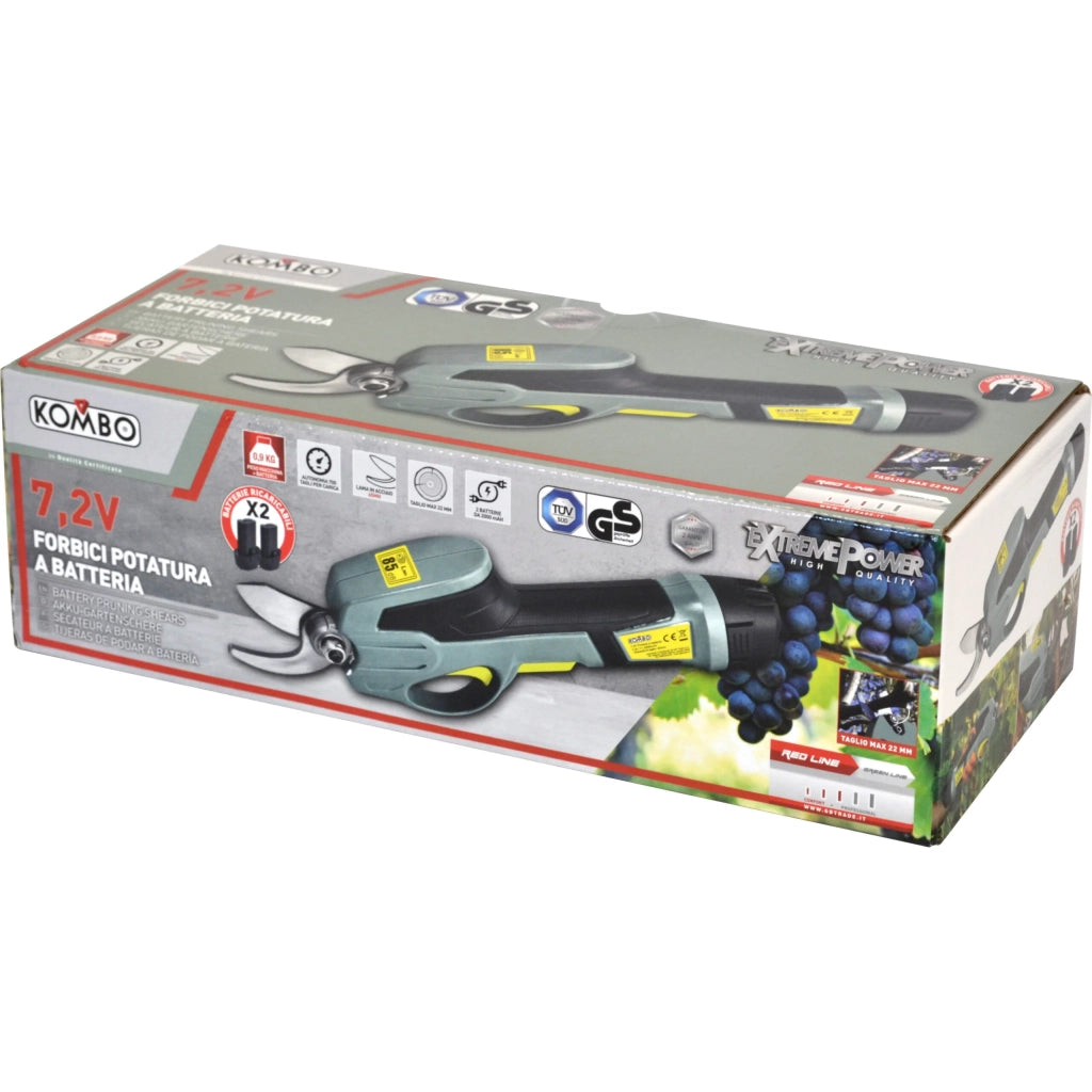 Forbici da Potatura a Batteria 7,2V