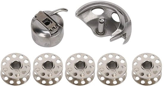 Cassa metallica per cucire - Antico metallo - Alta finitura - Fusto metallico - Per uso domestico - 9 x 7 x 5 cm