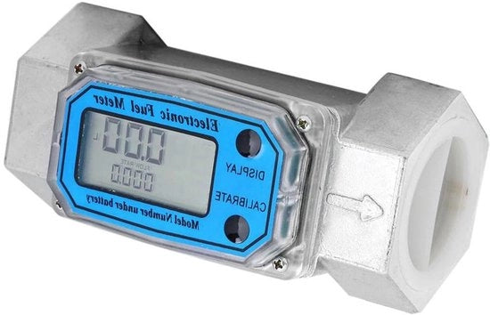 Contatore di Flusso Elettronico 0-99999 1-1/2In NPT Acciaio Inossidabile per Pistole di Benzina e Tubi di Acciaio Inossidabile