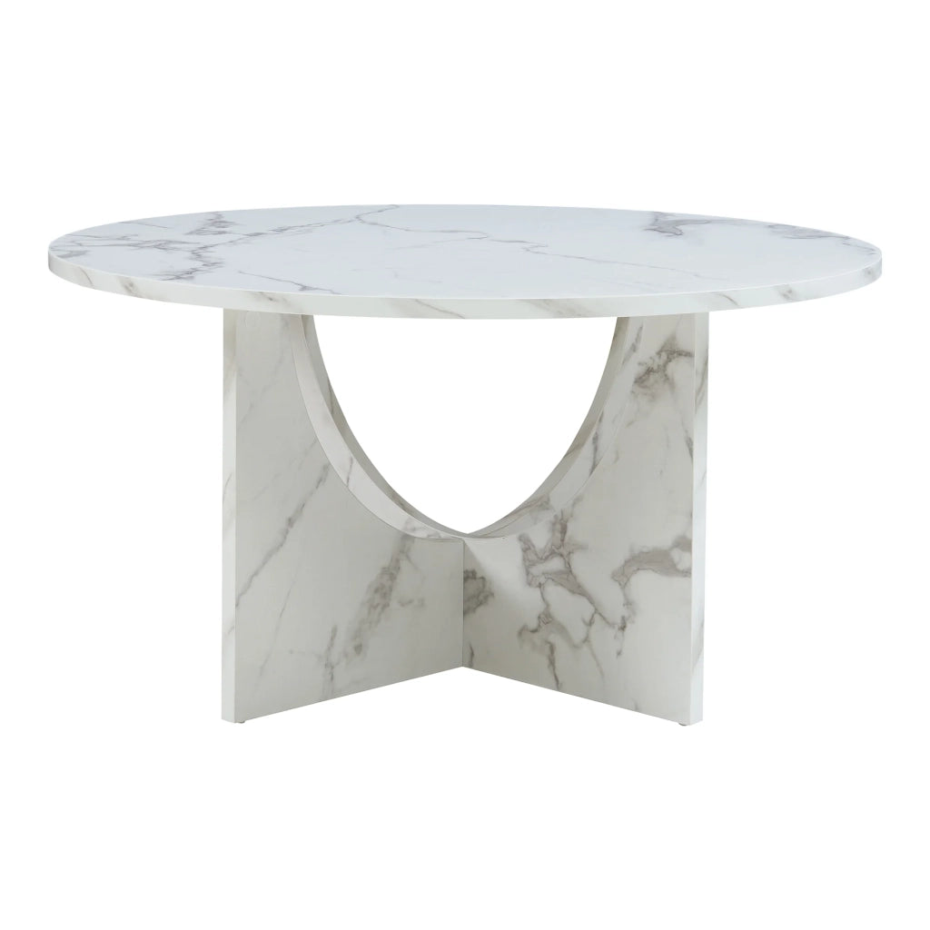Tavolino/consolle/tavolino laterale 80 x 42 cm effetto marmo bianco 03_0010845