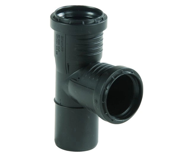 BRAGA 87  ° AD INNESTO IN PP CON GUARNIZIONE SERIE SILENT  EE ¸40   GEBERIT