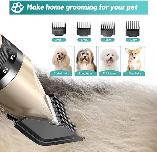 Trimmer per cani e gatti, taglia pelo per animali, elettrico, professionale.
