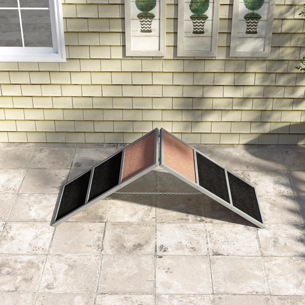 Rampa Agility A-Frame ¨C Xylo ¨C Superficie Antiscivolo 173x59x66cm Grigio