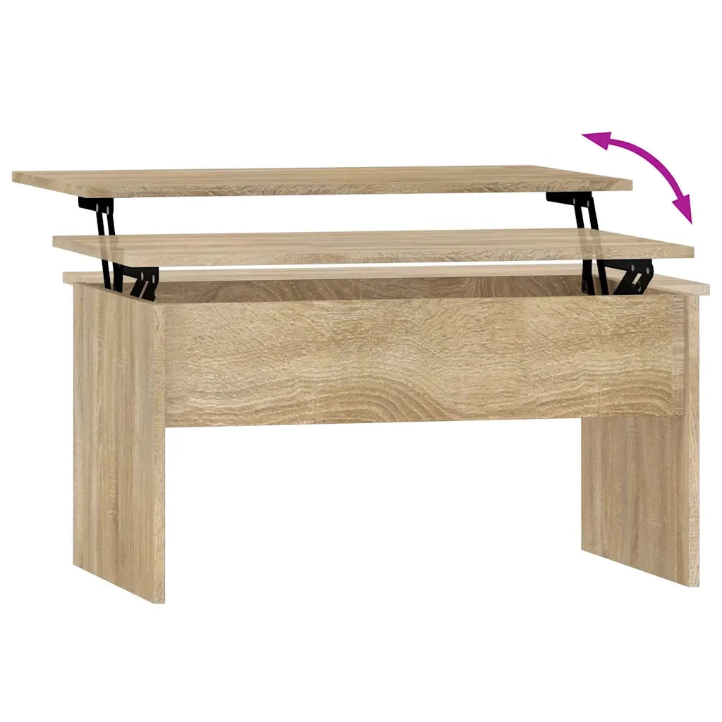 Tavolino Salotto Rovere Sonoma 80x50,5x41,5cm Legno Multistrato 809641