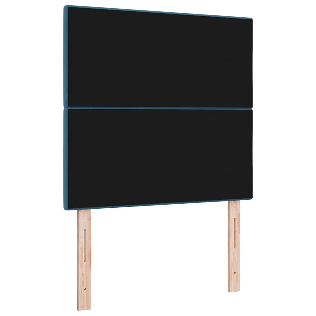 Testiera | Testata LED con strisce LED Blu 100 cm Velluto