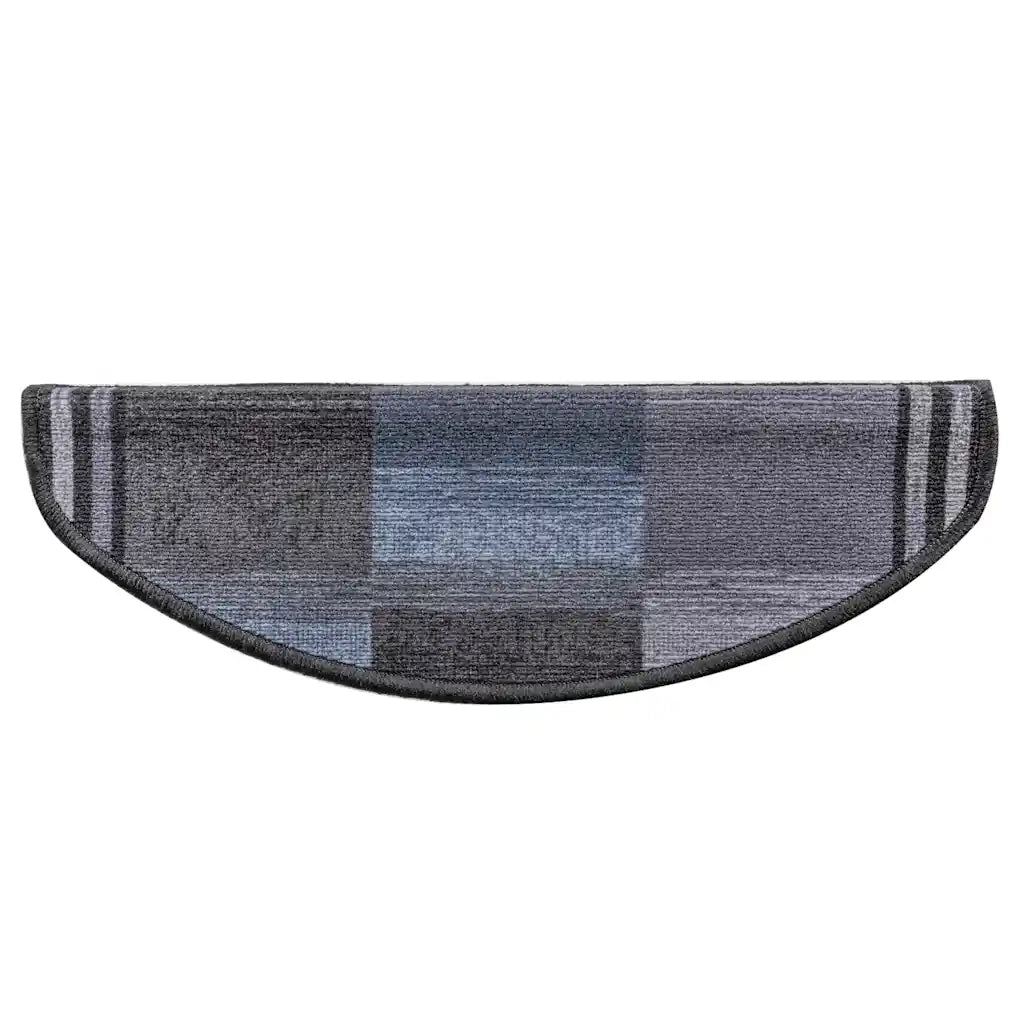Tappetini per Scale Autoadesivi 5 pz | Gradini per Scale 65x21x4 cm Nero e Grigio