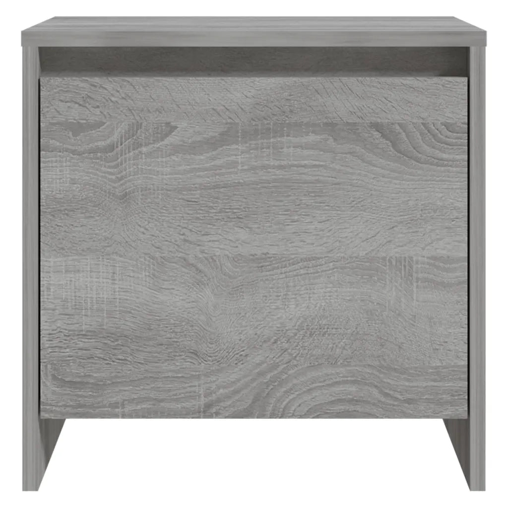 Comodini 2 pz-Set di 2 Tavolino da notte Grigio Sonoma 45x34x44,5 cm in Truciolato