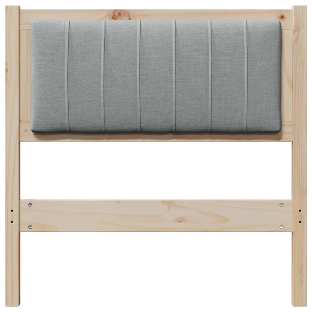 Testiera | Testata imbottita con Testiera | Testata Marrone 80 cm Pino massello