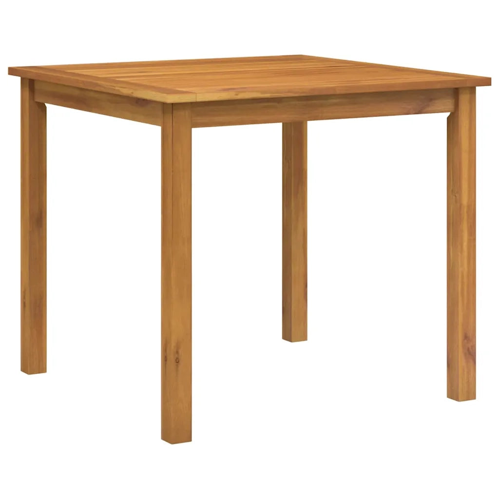 Set da Pranzo per Giardino 3 pcs Nero Legno di Acacia Massello