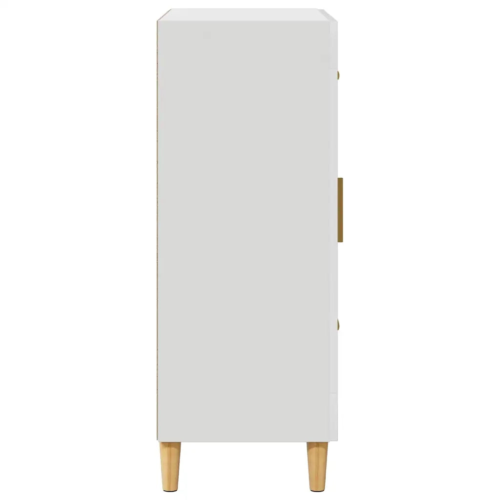 Credenza Bianca 69,5x34x90 cm in Legno Multistrato 812222