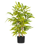 Pianta artificiale bamb¨´ ¨C zephmum ¨C verde 60 cm con vaso