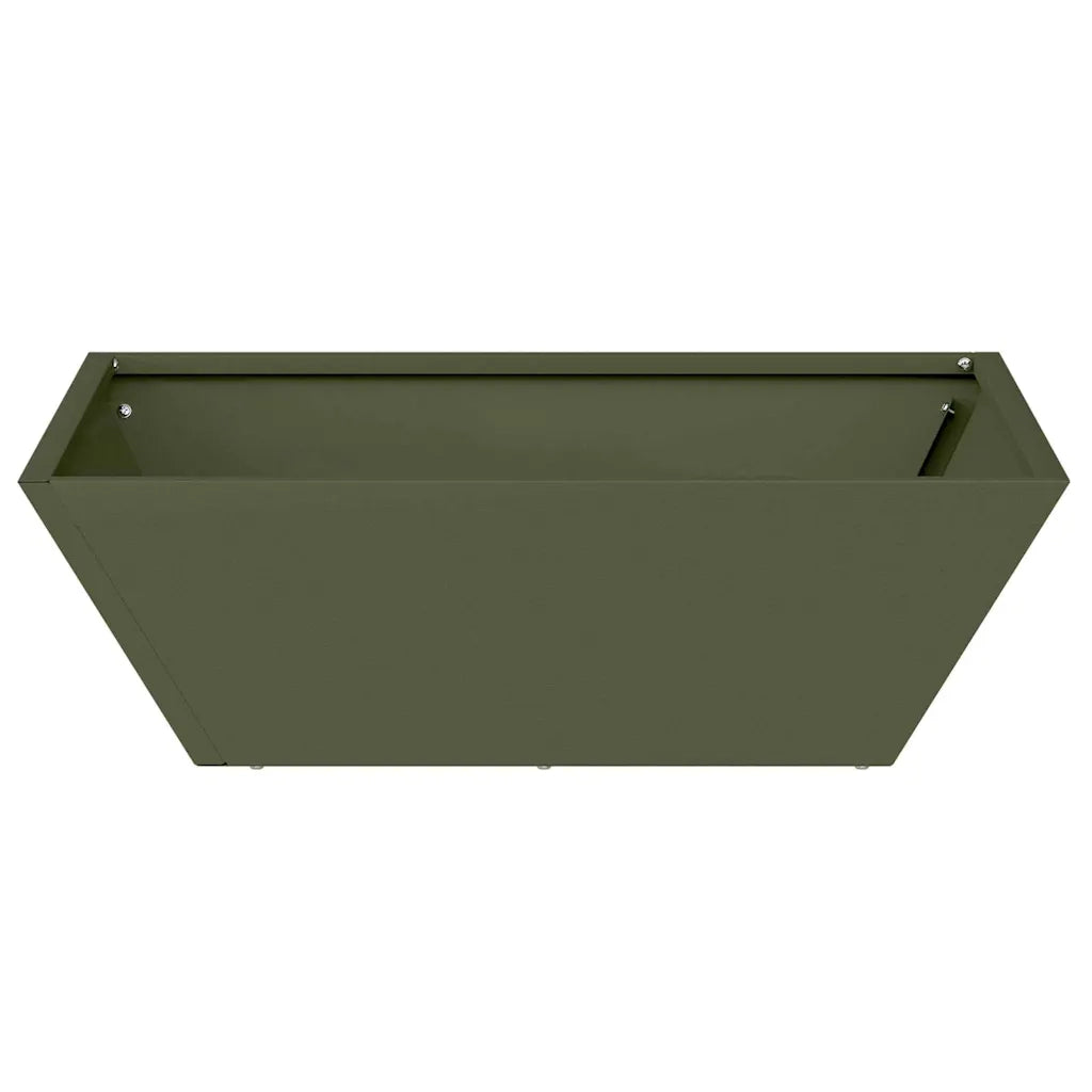 Vaso da giardino 5 pcs Verde oliva 50 x 50 x 15 cm 873831