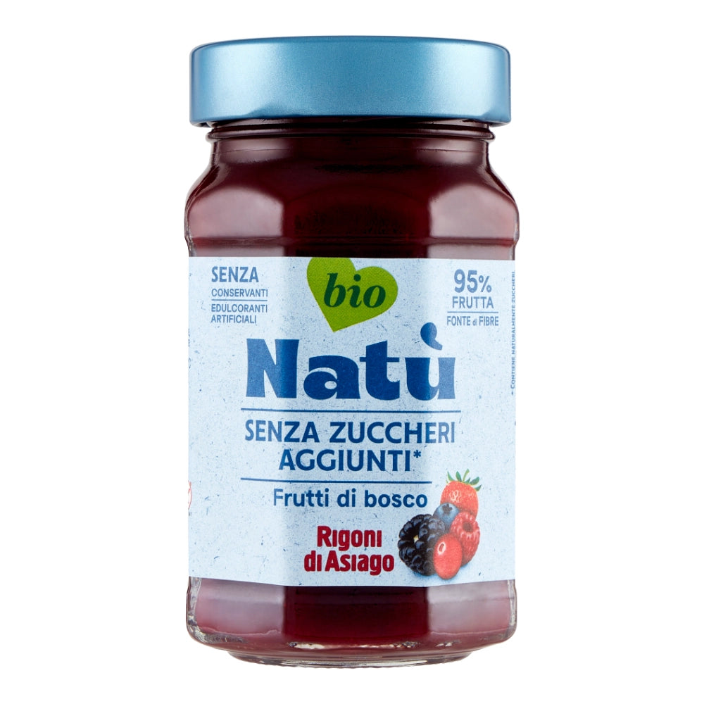 Rigoni di asiago natu bio frutti di bosco senza zuccheri aggiunti 3 pezzi 240 gr