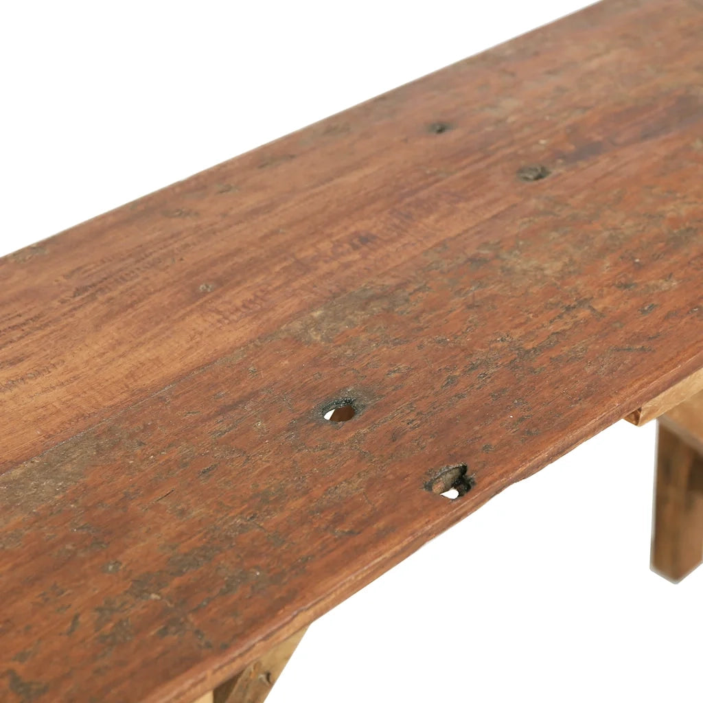 Tavolo Consolle 130x40x80 cm in Legno di Recupero Misto 283916