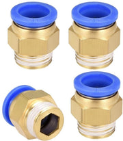 Connettore pneumatico 16 mm - Flessibile - G1/2 maschio - Raccordo senza strumenti - Totale lunghezza 30 mm - Messing/Komposito - Codice prodotto:  - Modello: - Specifiche tecniche: