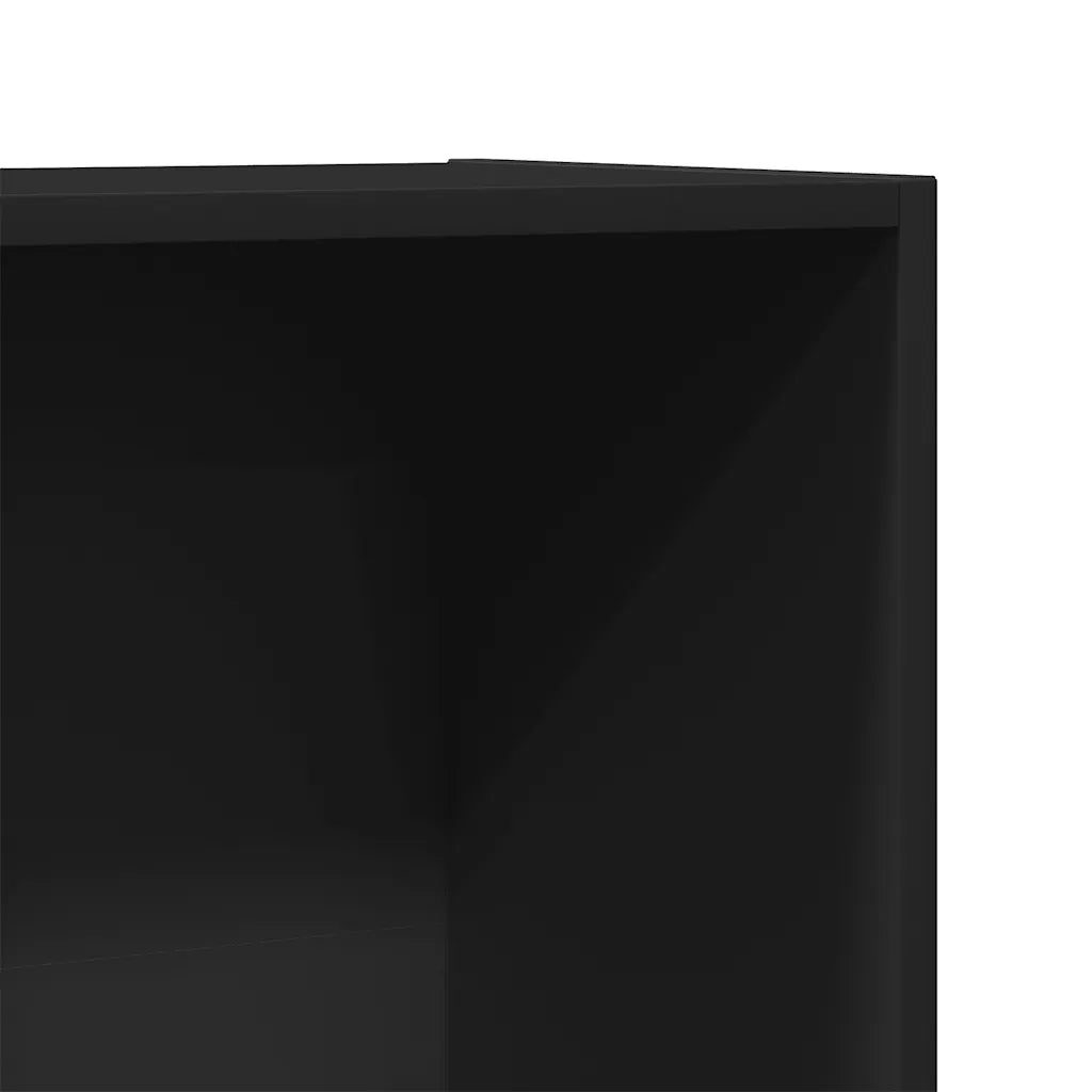 Libreria/Mobile TV | Armadietto TV | Mobile Porta TV Nero 36x30x114 cm in Legno Multistrato