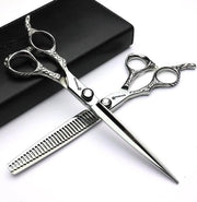 Scaletta per capelli supersottile 145-17-20 cm per taglio di capelli - sensazione di stabilità nella presa (impostazione a due pezzi)