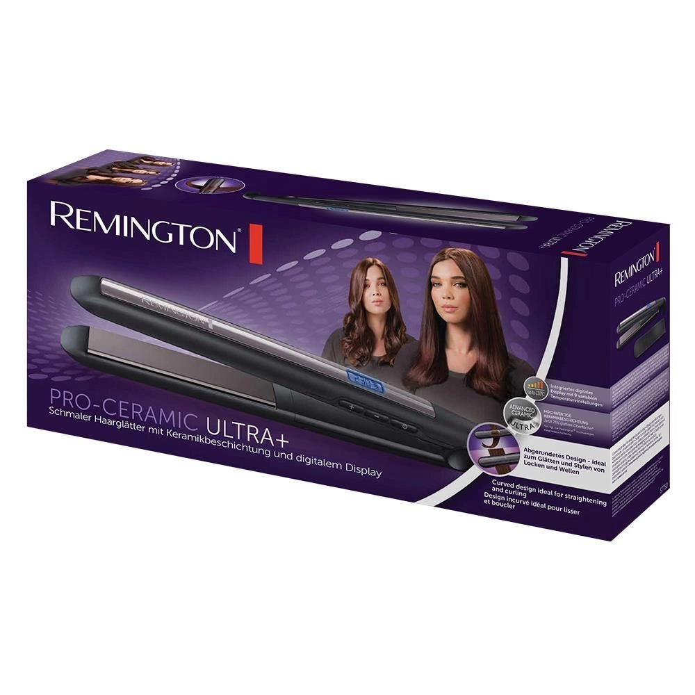 Remington PRO-Ceramic Ultra + Ferro per ricci Caldo Nero