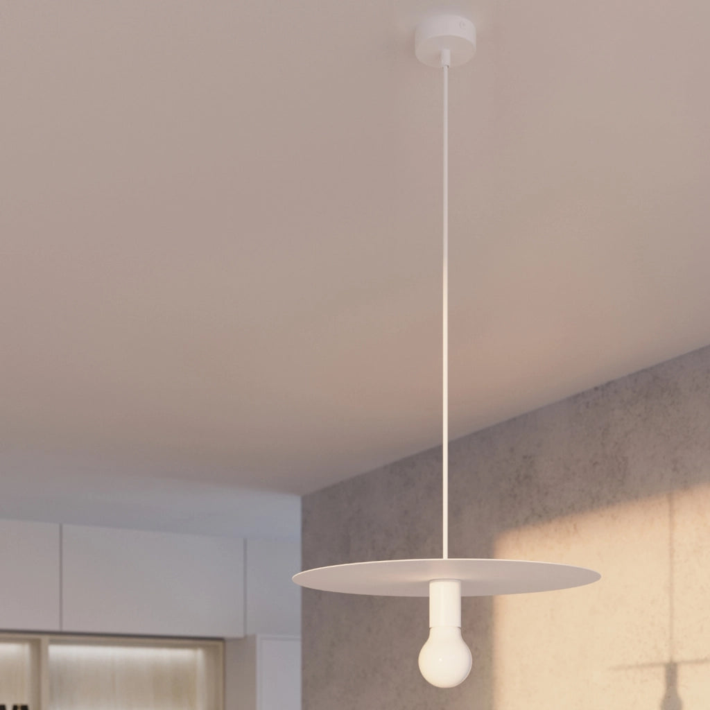 Lampada a sospensione Pure Lume Cesaro bianca E27 40cm