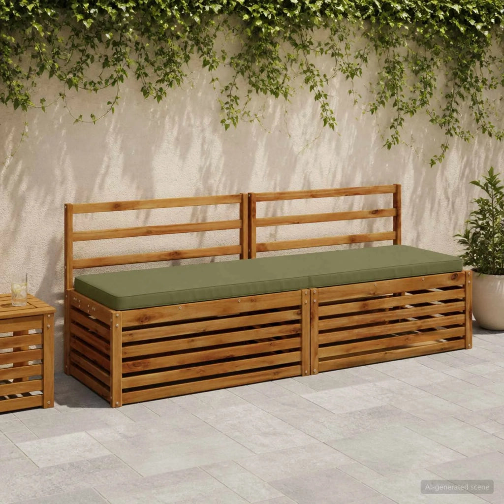 Cuscini per Panchina a 2 Pezzi VUGHT 2 pz 100% Poliestere 952155