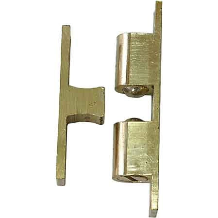 CRICCHETTO A DUE SFERE PROFILATO 67x14 mm - 10 pezzi
