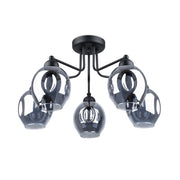 Lampadario FILLAN 5 nero