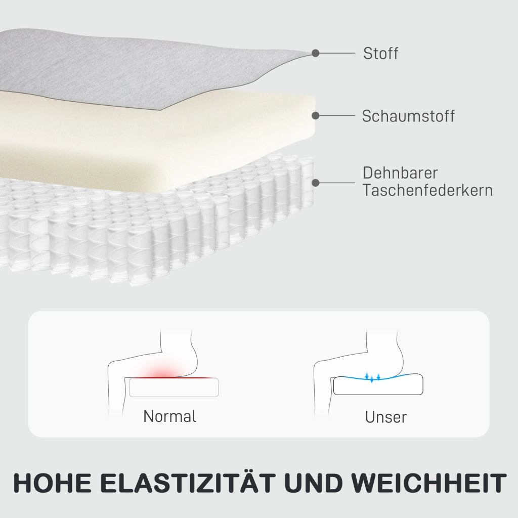 Poltrona Relax Reclinabile con Poggiapiedi ¨C Minimal ¨C Grigio Chiaro