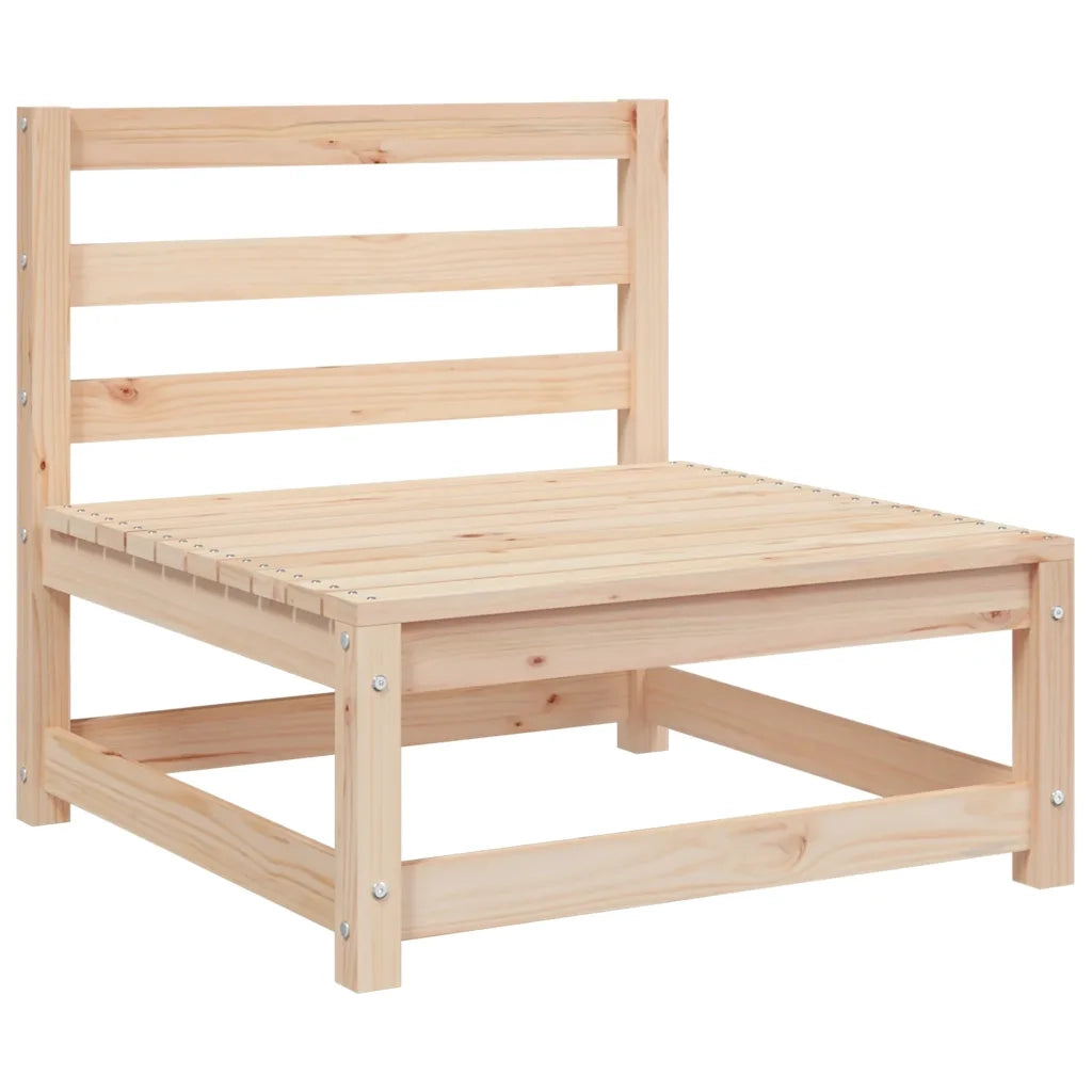 Set Divani da Giardino 2 pz con Cuscini Legno Massello di Pino 805745