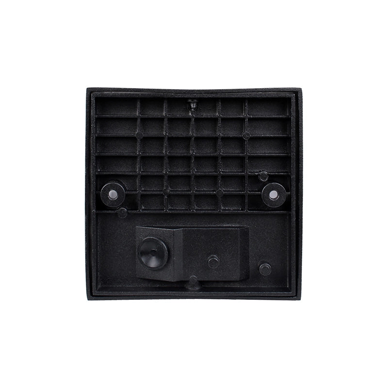 APPLIQUE LED CUBO IN ALLUMINIO NERO E PVC BIANCO LUCE NATURALE 4000K ILLUMINAZIONE MODERNA DA ESTERNO IP54 - DESIGN INNOVATIVO